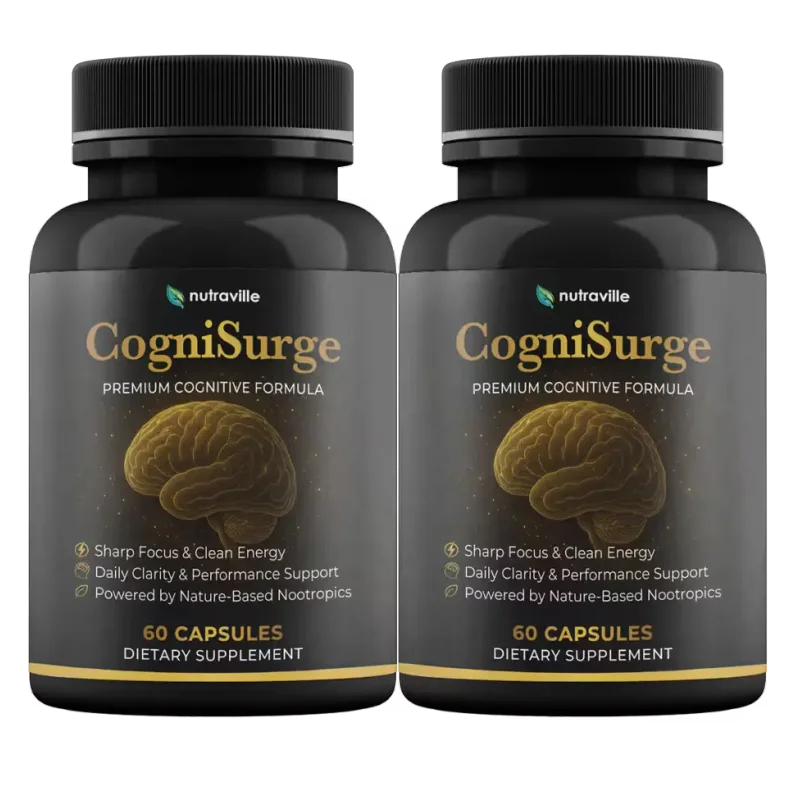 CogniSurge Natural Cognitive Formula — 2 Bottle / 60 Day Pack